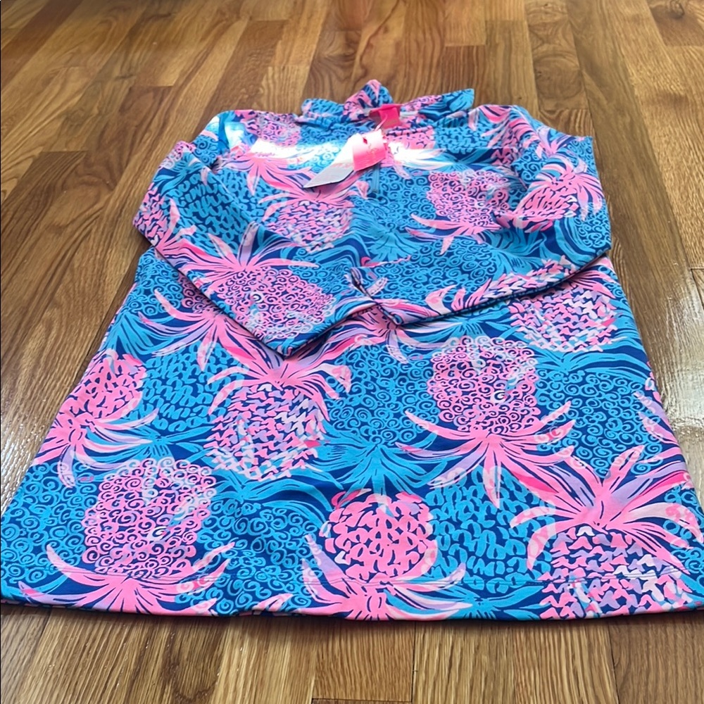 Lilly Pulitzer Kids Dress in Pink and Blue